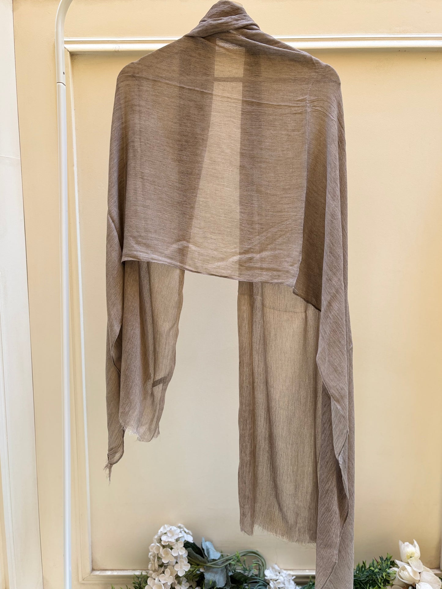 Thai Crinkled woody linen