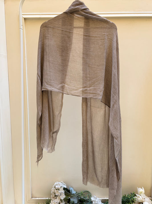 Thai Crinkled woody linen