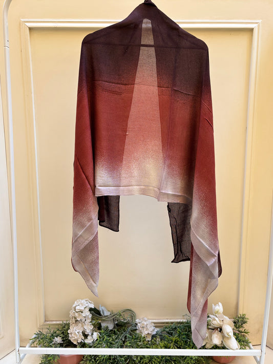 Burnt rose ombre modal