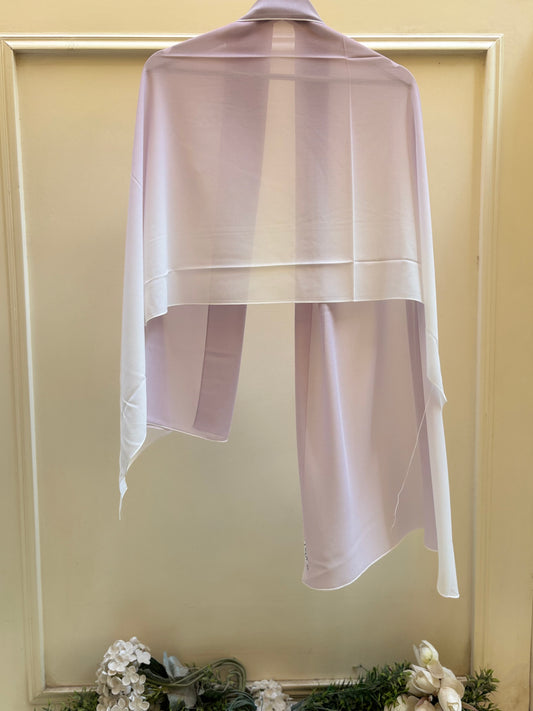 Nude shades ombre chiffon