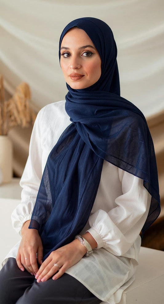 Navy cotton Modal