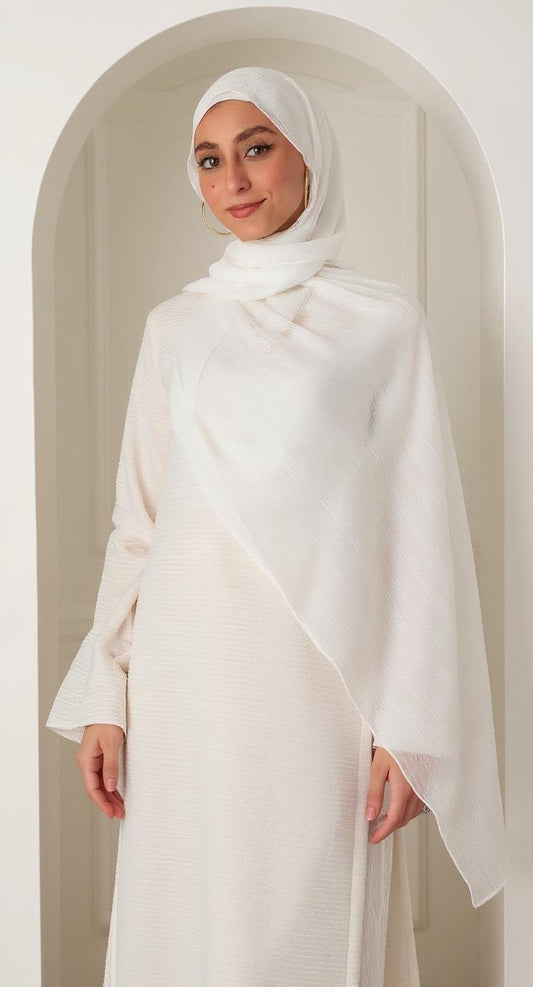 White cotton Modal