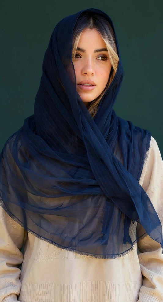 Blue linen